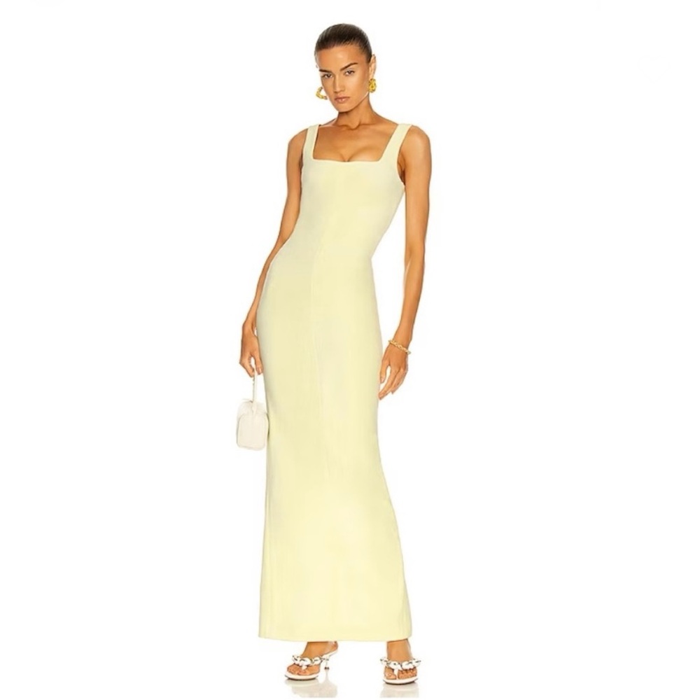 ALEXANDER WANG - Column Tank Dress, Tender Yellow (Size 6)